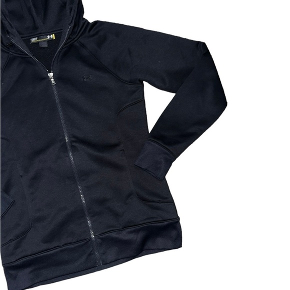 Women’s Under Armour Zip Up Jacket Black Size Small - Picture 3 of 8